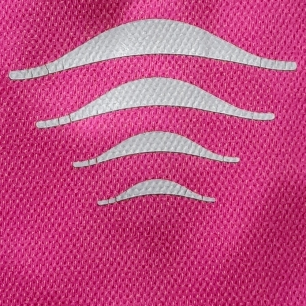 REEBOK Play Dry Running Jacket Reflective Activewear Women's Large pink - Picture 4 of 8